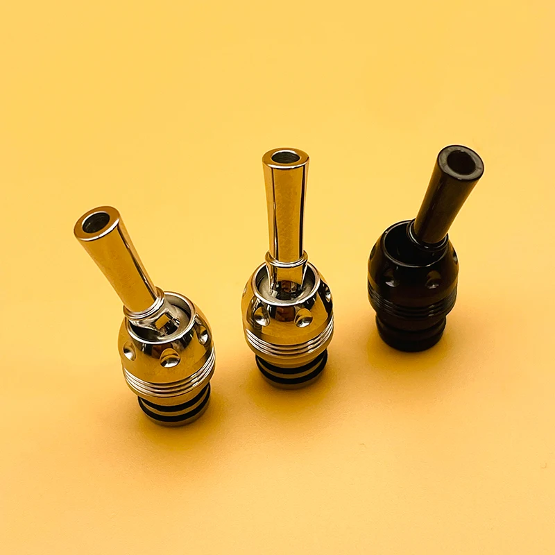 DSX Joystick long 510 mtl Drip Tip Stainless steel polishing Mouthpiece For RTA RDA Atomizer Vape Mod Accessories