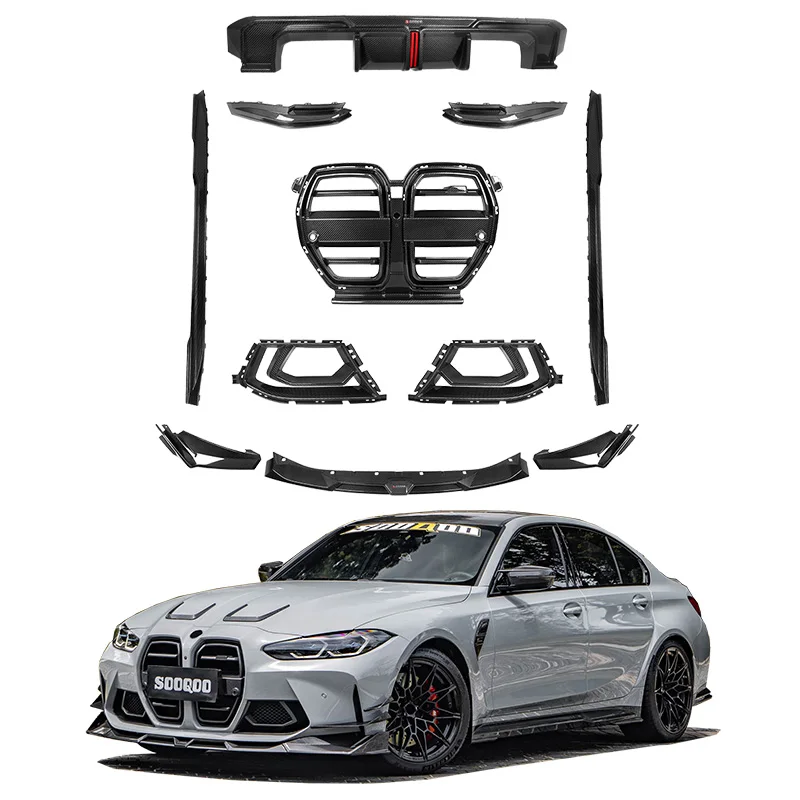 

Runde 2021 M3 SQ Carbon Fiber Body Kit for M4 SQ Carbon Fiber Aerokit for G80 G82 G83 Dry Carbon Fiber Tuning Kit SOOQOO