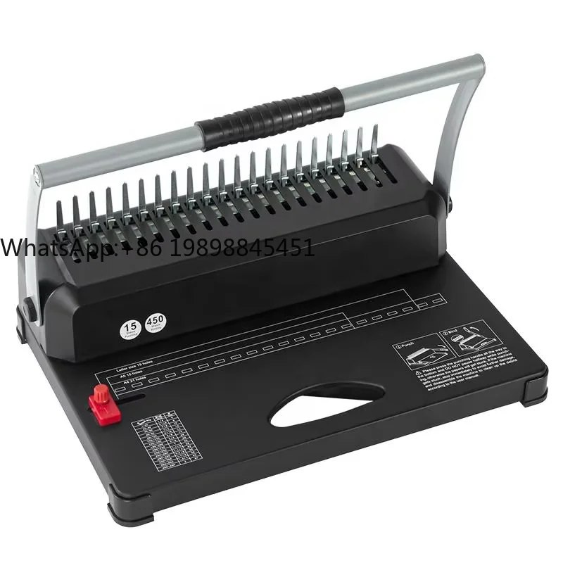 

Hot New A4 Wire Book Printing Manual Comb Binding Machine Power Studio Document Book Binder Machine
