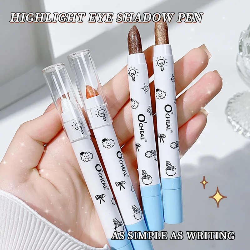 OCHEAL-Multi-Stick Glitter Eyeshadow Pen, Corretivo, Marcador, Iluminar, Impermeável, Longa Duração Maquiagem, Maquiagem dos Olhos