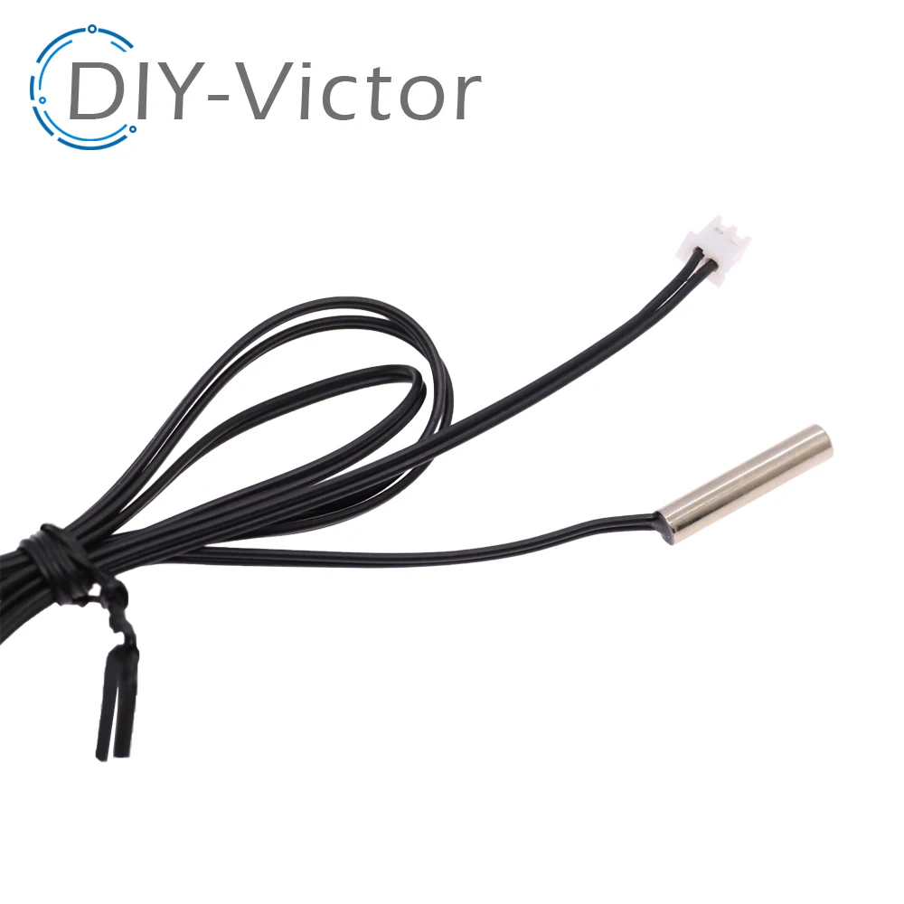 W1209 Fixed Mounting Hole Waterproof Wire Cable Probe NTC 3950 Thermistor Accuracy Temperature Sensor Wire 10K For Arduino