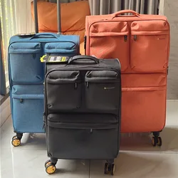 Ultralight Luggage Cloth Suitcase Boarding Case Small Suitcase Travel Case Trolley Case 20inch Travel Bag