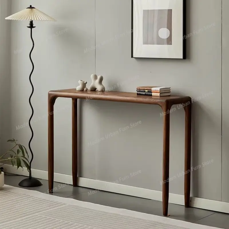 

Элегантный ретро-консольный стол в китайском стиле середины века, экономящий пространство, винтажный консольный стол, изысканная китайская мебель для гостиной, мебель для дома
