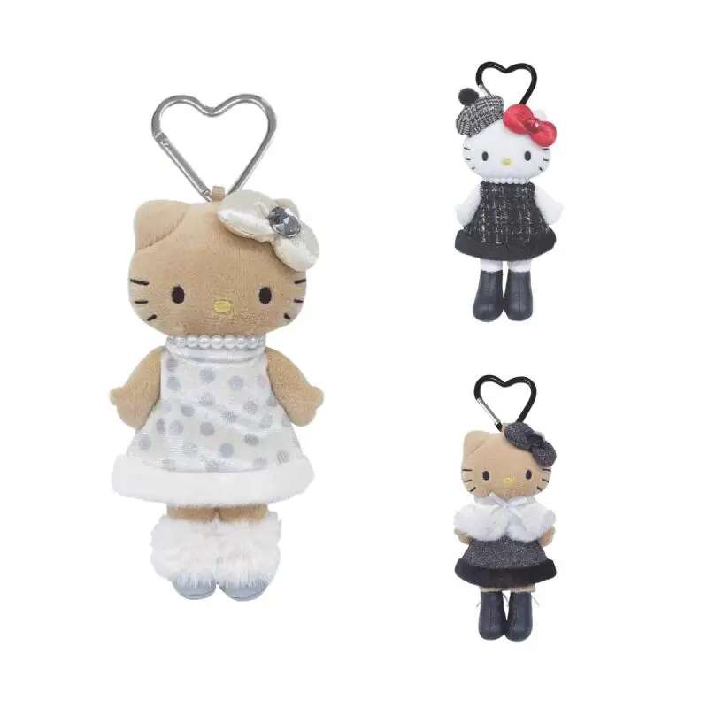 

Sanrio зимняя шаль-плащ Hello Kitty плюшевый брелок для девочек Kawaii сумка креативное украшение плюшевая кукла игрушка друг подарок на день рождения