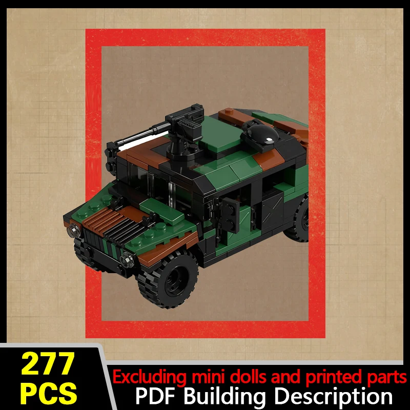 M1044 Multi-Purpose Vehicle Model MOC Building Bricks War Equipment Modular Technology Gifts Holiday Assemble Children Toys Suit
