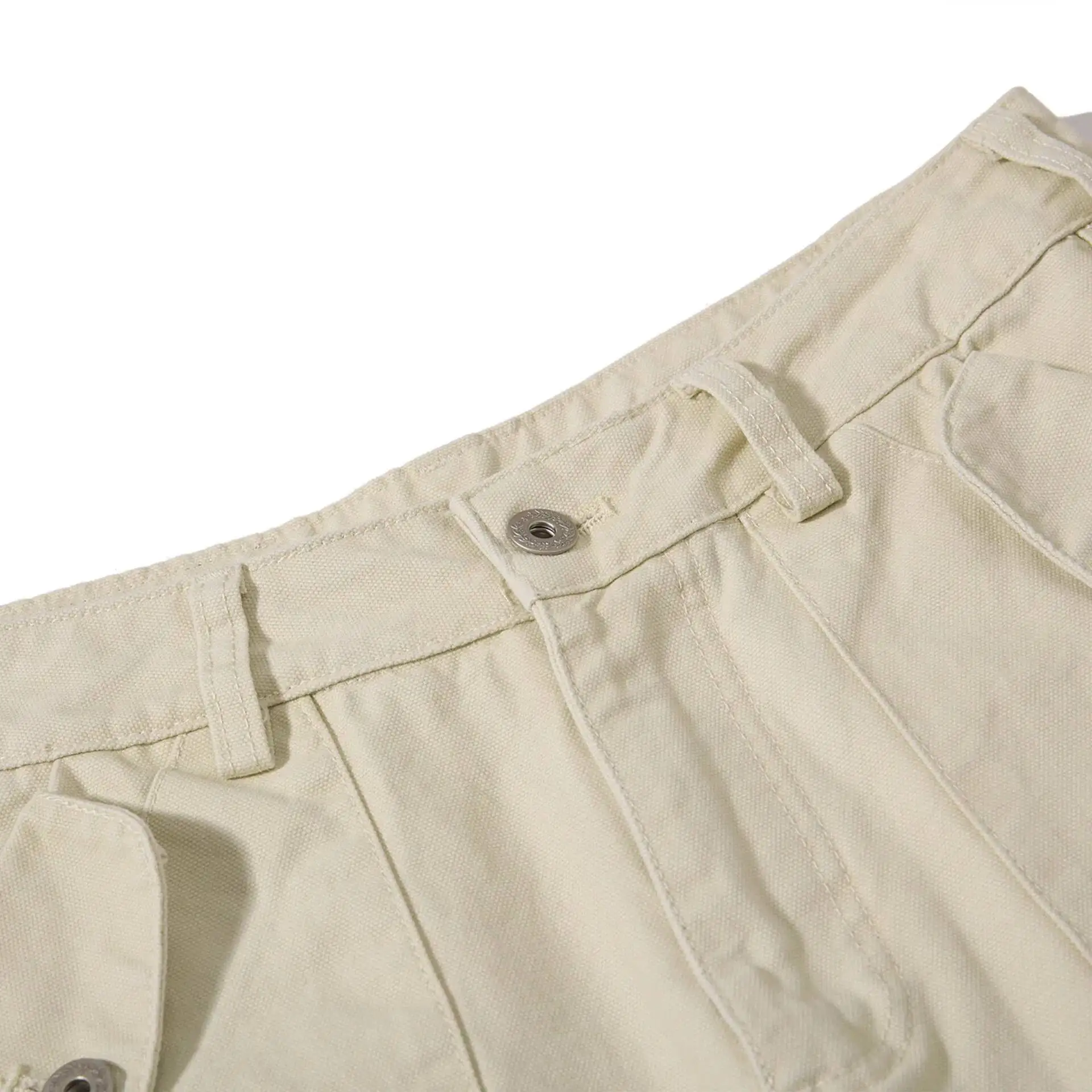 American Style Three-dimensional Deconstructed Design Men's Work Pants Fashion Loose Wide-leg Cargo Curved Trousers LGQJ