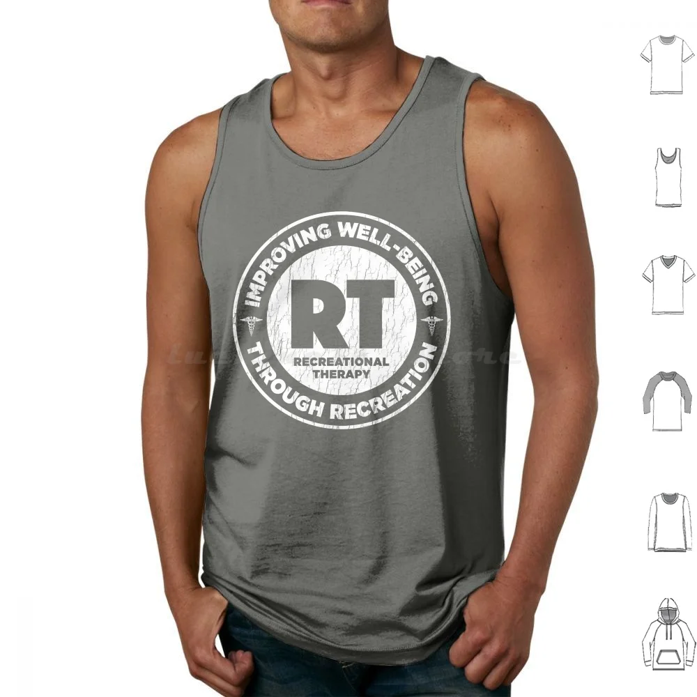Therapeutic Recreational Therapist Gifts For Rt Month Tank Tops Vest Sleeveless Therapeutic Recreational Therapist For Rt