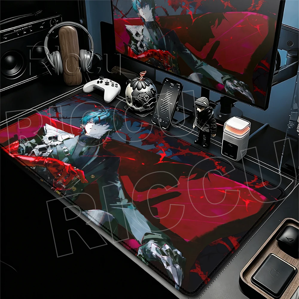 Große Camille Cool Game Arknights Endfield E-Sports-Gaming-Mauspads, rutschfest, waschbar, langlebig, dicke Matte, Spielmatte für Zuhause und Büro – Detail 4