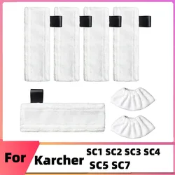 Steam Mop Cloth Rags For Karcher Easyfix SC1 SC2 SC3 SC4 SC5 Replacement Microfiber Cleaning Pad Cover Steam Cleaner Accessories