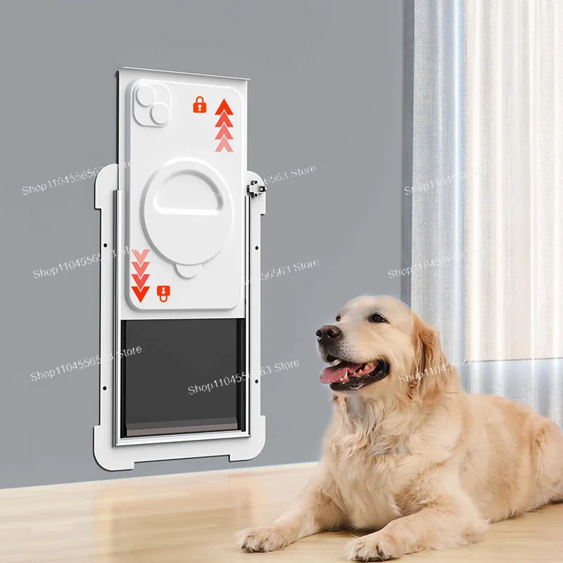 Two-Way Pet Door for Cats & Dogs, TPU Material Pet Gate, Freely Accessible Pet Supplies for Cat & Dog Houses