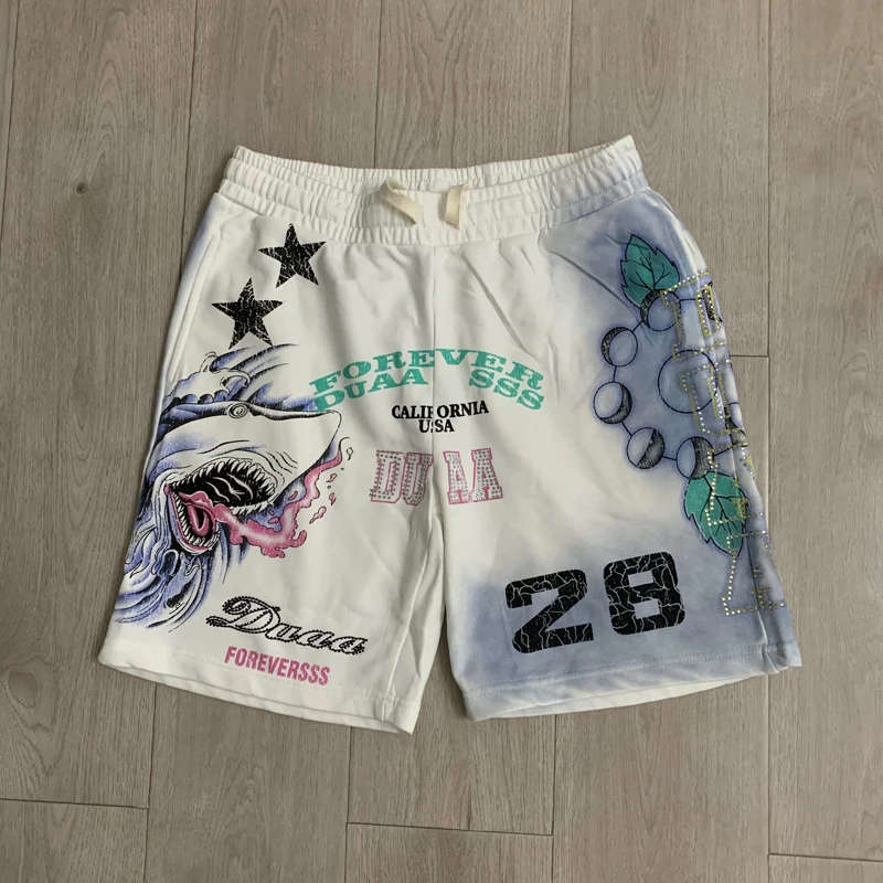 American Style Best-selling New High-quality Shorts Casual Comfortable Hot Stamping Printed Duaa Pants