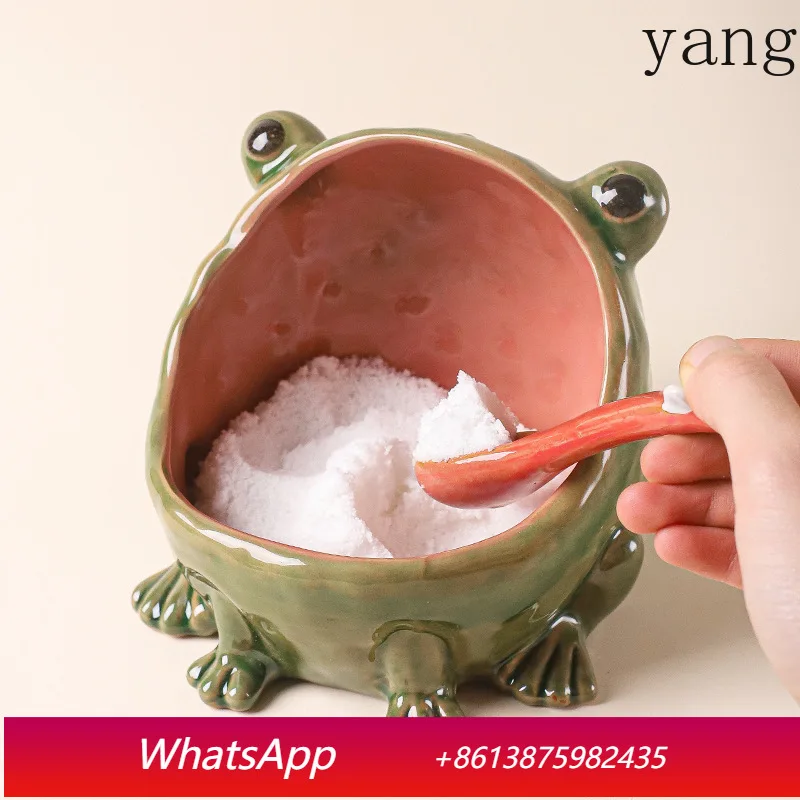 LMM ceramic seasoning tank kitchen seasoning box set household dining table soy sauce bottle