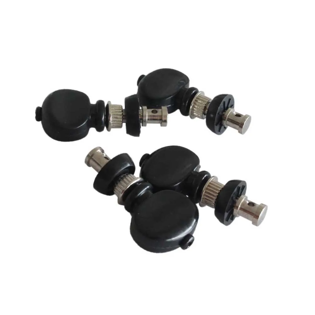 

4 Pcs Ukulele Suit Strings for Guitar Capo Knob Parts and Accessories Tuner Heads Machines The