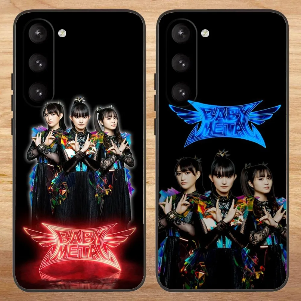 Babymetal Japanese Girl Idol Phone Case For Samsung S23,23,22,30,21,10,9,Note20 Ultra,Lite,Ultra,5G,Plus,FE,Black Soft Case