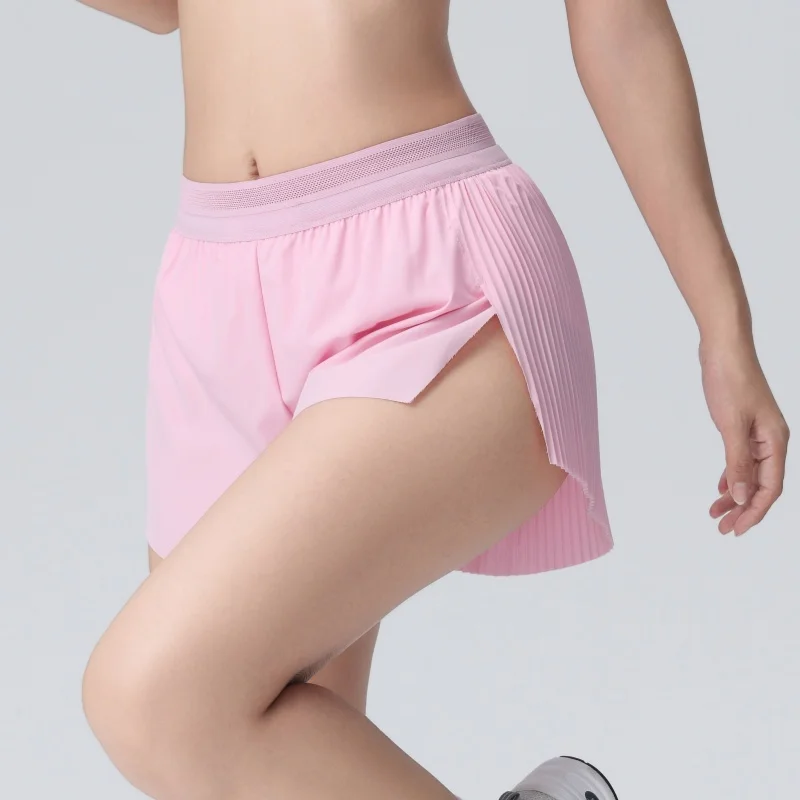 2-in-1 Lined Loose Shorts Summer Cooling Tennis Fitness Sports Running Yoga Shorts Quick-Dry Breathable High Elasticity Pants