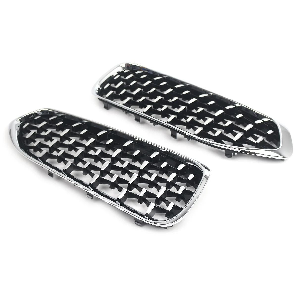 51138091295 51138091296 Front Bumper Center Kidney Grilles Glossy Black Frame Chrome Diamond For BMW G29 Z4 20I 30I M40i 19-22
