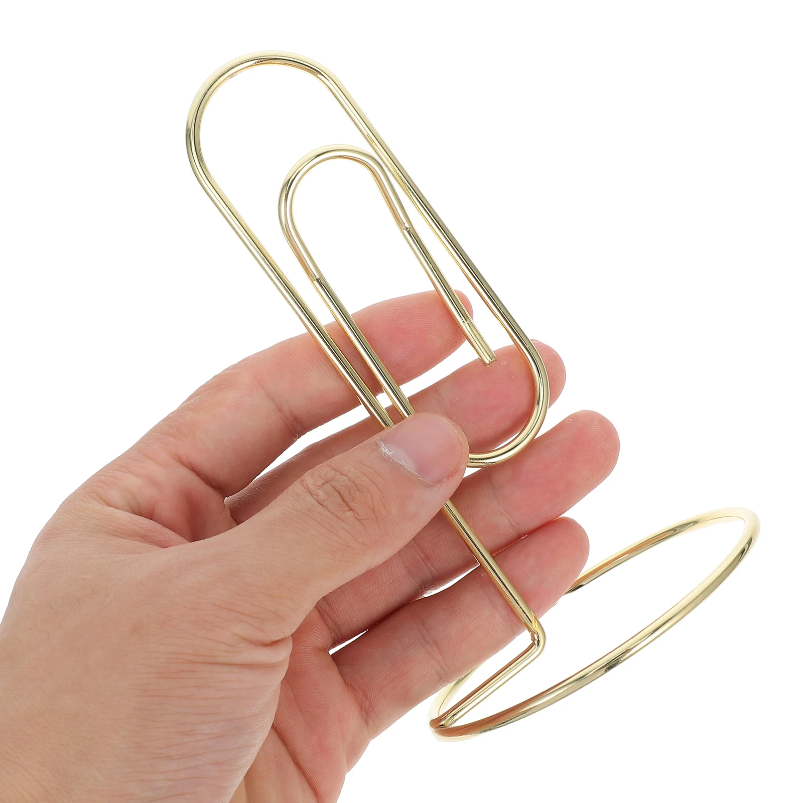 

2pcs Metal Business Card Gold Memo Clip Stand For Notes Photos Desktop Organizer Office Accessories Table Number Holder