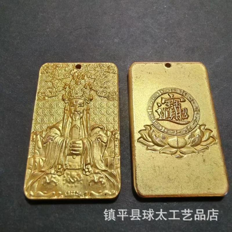 النحاس Wutai جبل Wuye قلادة قلادة ثلاثية الأبعاد الإغاثة Wuye صورة المحمولة تميمة قلادة