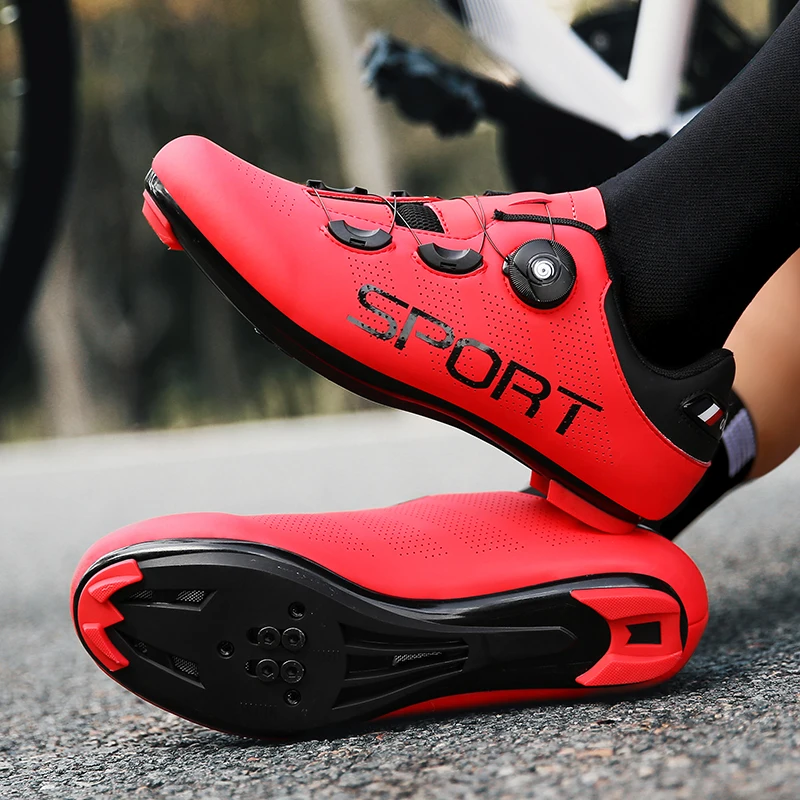 

New unisex road mountain bike riding shoes casual four season mesh breathable outdoor hard sole anti slip off-road riding shoes