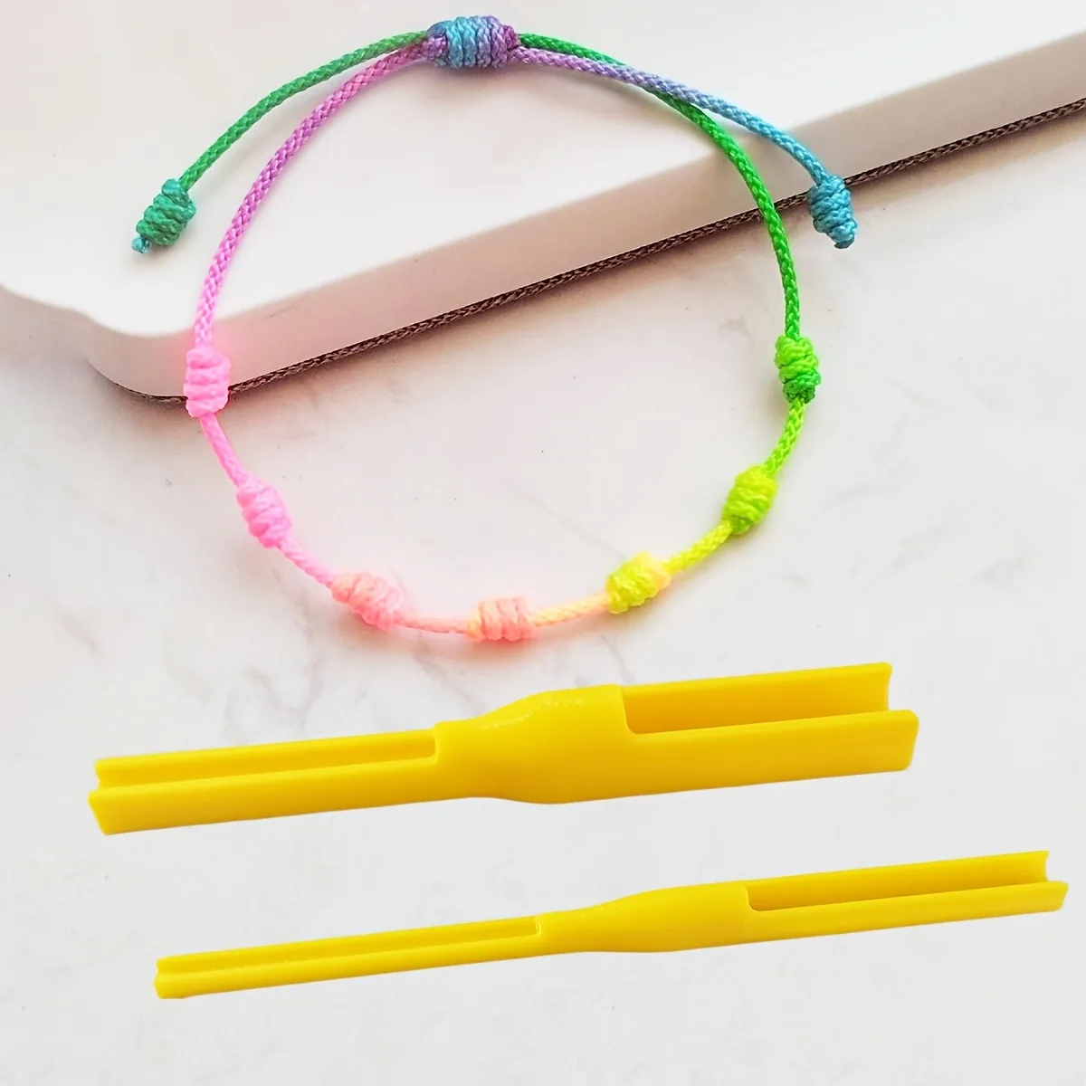 Outils de nouage de roses, fournitures pour la fabrication de roses, Kit d'artisanat de roses, outils pour nouer des perles pour la fabrication de roses, 2 pièces