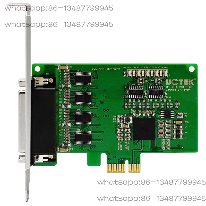 

UT-784 Industrial PCI-E To 4-port RS232 Serial Port Card Industrial Computer Computer 232 Serial Port Expansion Card