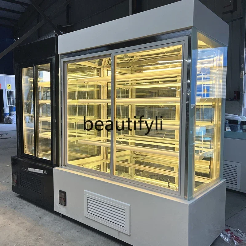 

West Point crisper convenience store milk beverage refrigerated display cabinet front door air cooling