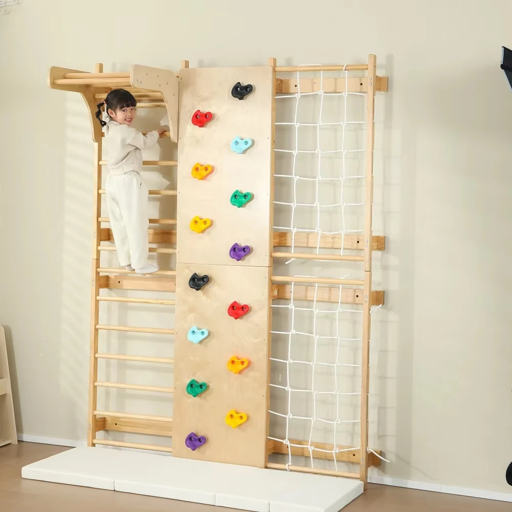 

In Stock Easy Installation Rock Climbing Wall Amusement Equipment High Quality Indoor-Outdoor Climbing Wall for Children's Park