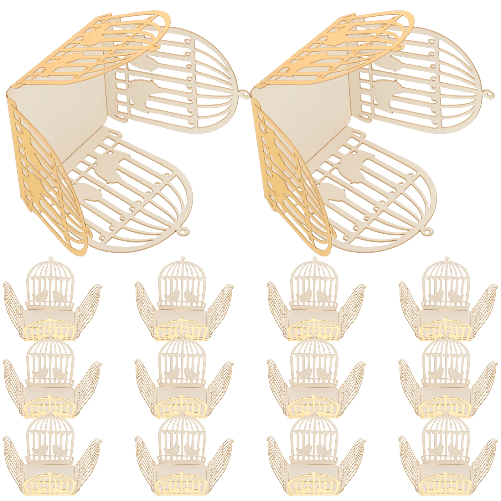 

50pcs Chocolate Packaging Box Hollow Cage Design Wedding Party Supplies Paper Safe Excellent Truffle Case C y Container