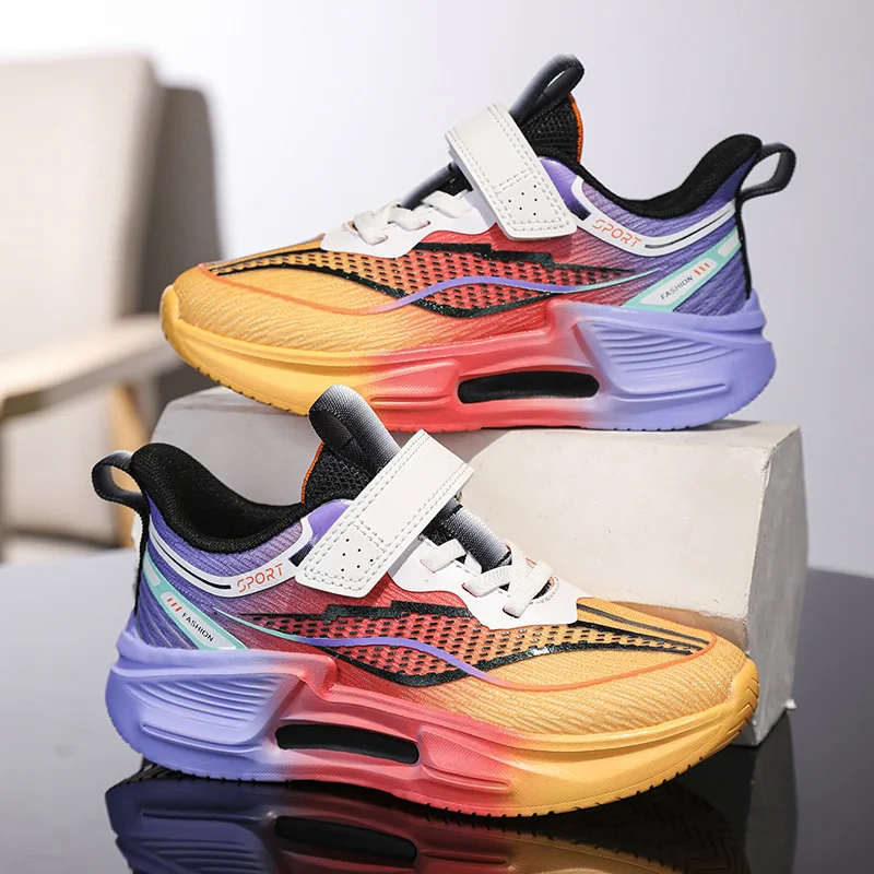 

Children Sports Shoes New Mesh 2025 Trendy Lightwieght Sneakers Summer Breathable School Non-slip Running Shoes for Kids