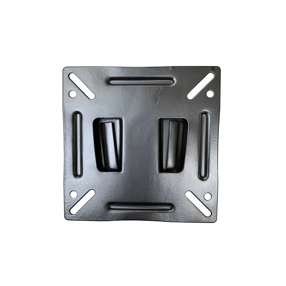 

3 Pcs LCD Monitor Replacement Metal Black Base Height Adjustable Safe Thickened Steel Home Office Use