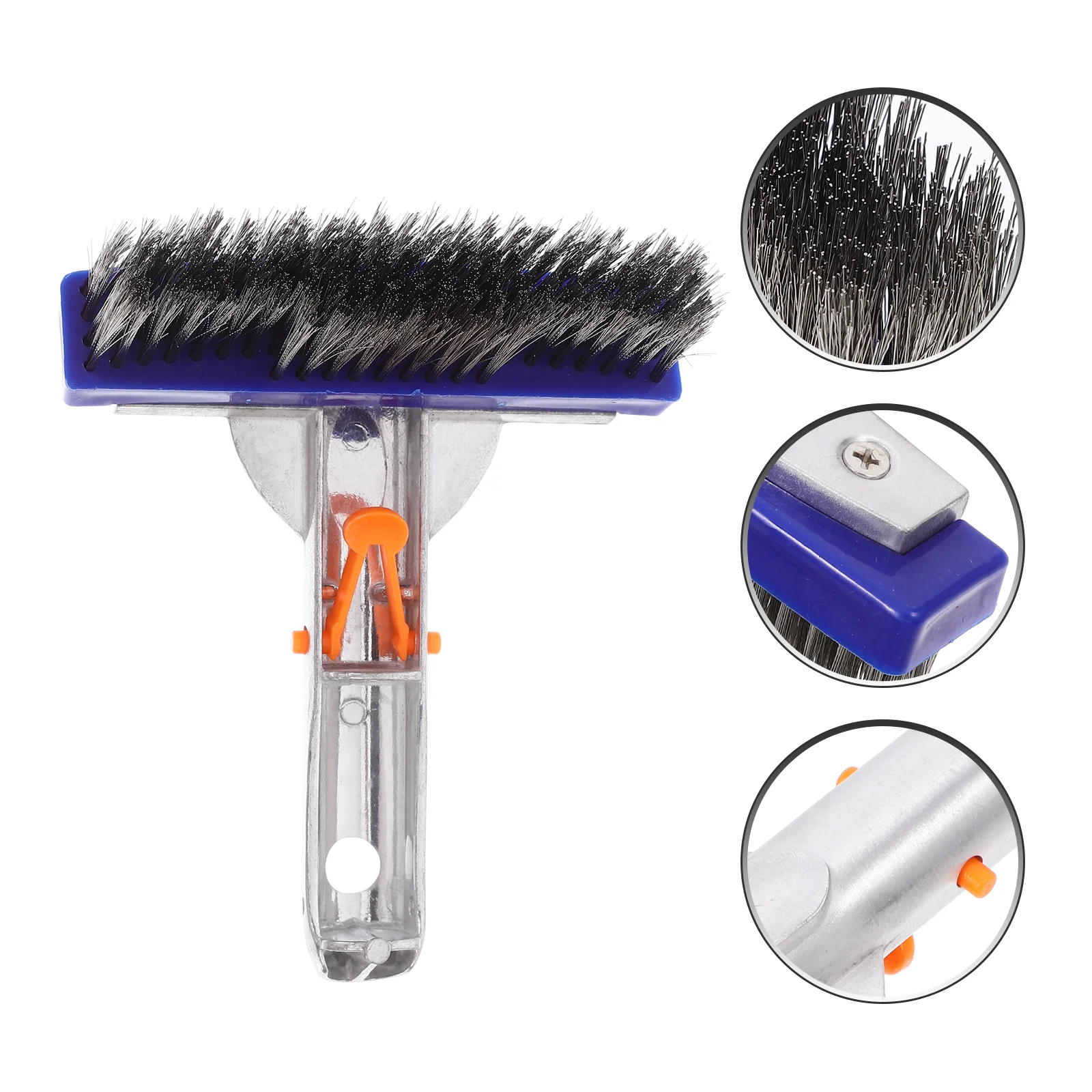 

Pool Cleaning Brush Wire Swimming Inflatable Metal Head Brushes for Walls Alloy Abs Scrub Pools Scrubber