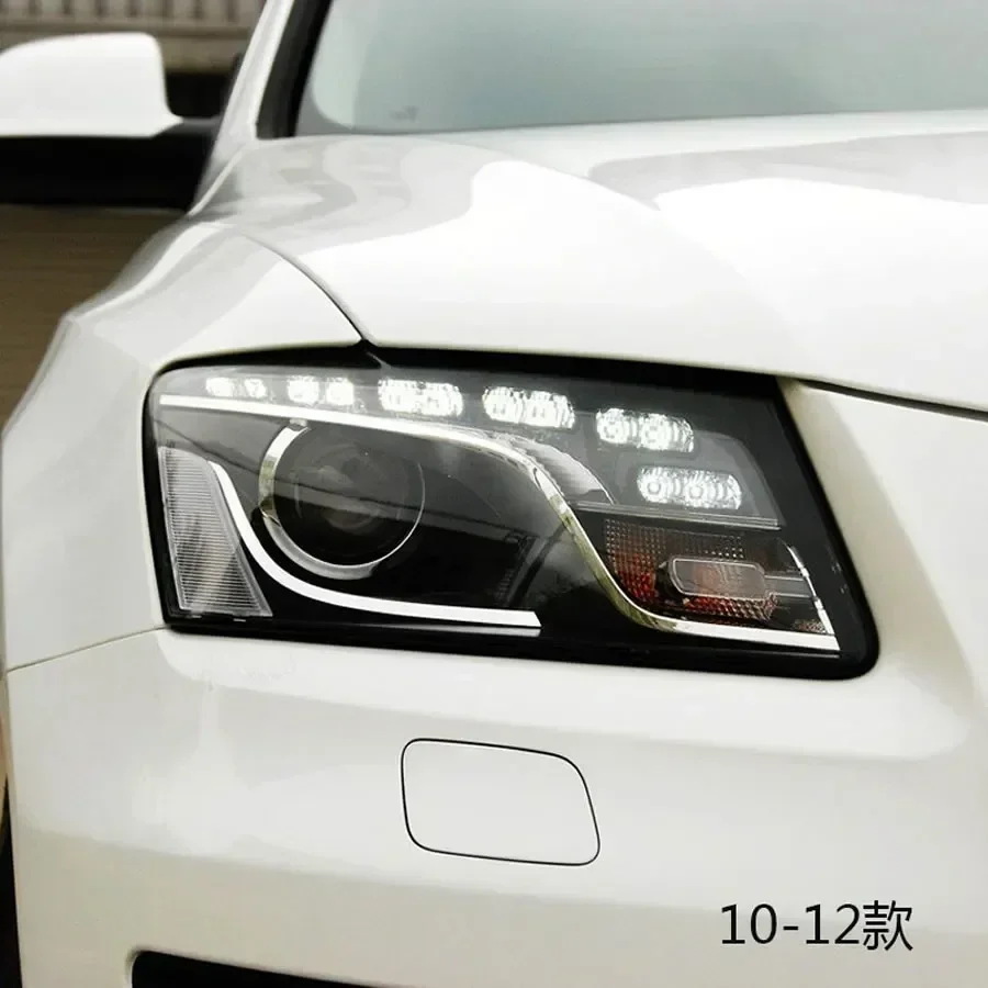 For Audi Q5 2010 2011 2012 Headlamp Transparent Cover Lamp Shade Headlight Shell Lens Plexiglass Replace Original Lampshade