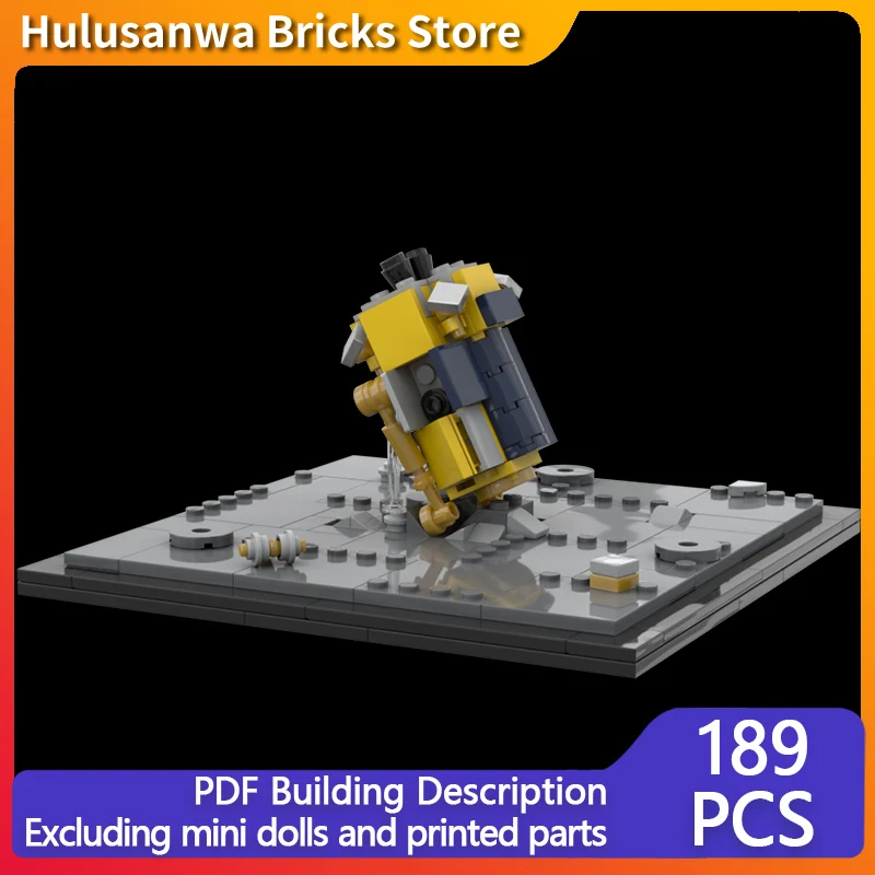 SLIM Moon Sniper Lunar Lander Com LEV-1 E LEV-2 Modelo MOC Tijolos de Construção Equipamento de Guerra Tecnologia Modular Presentes Brinquedo para Crianças