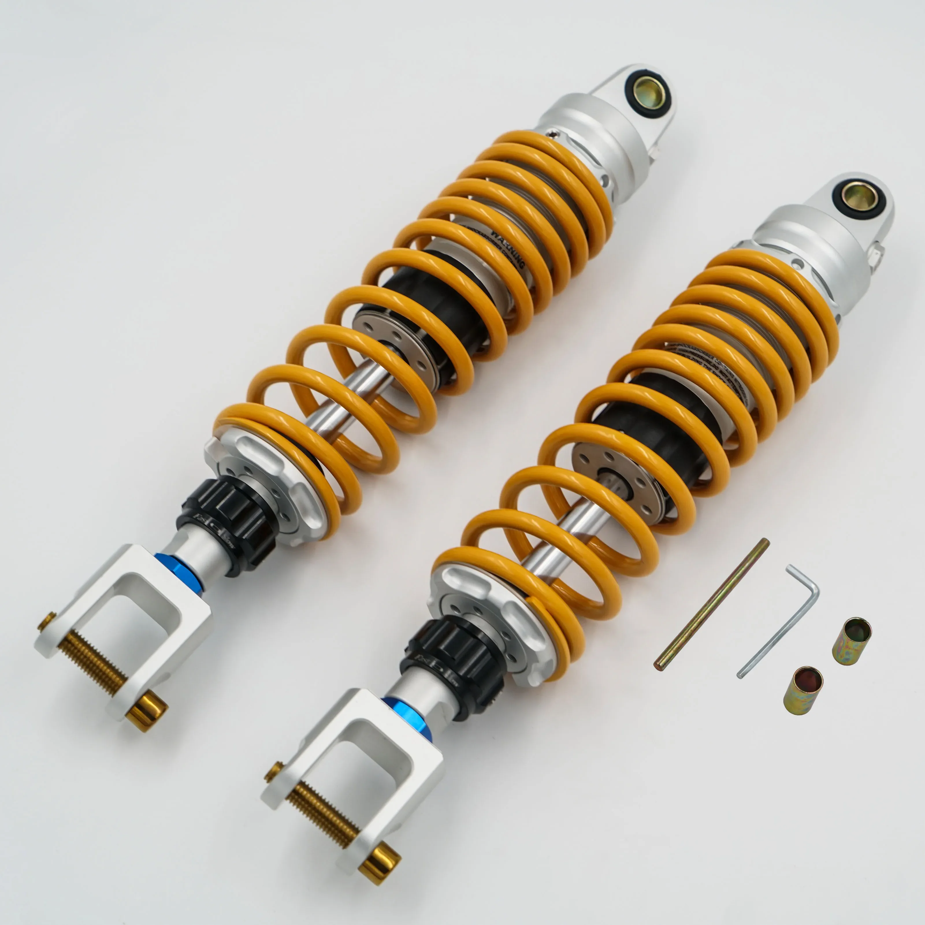 

Fork 27mm Custom Universal Hydraulic rear shocks for Honda NS150G, Kymco H150, RT3C, Joymax Z300, Cyclone RT3, SYM ADV, FZ150