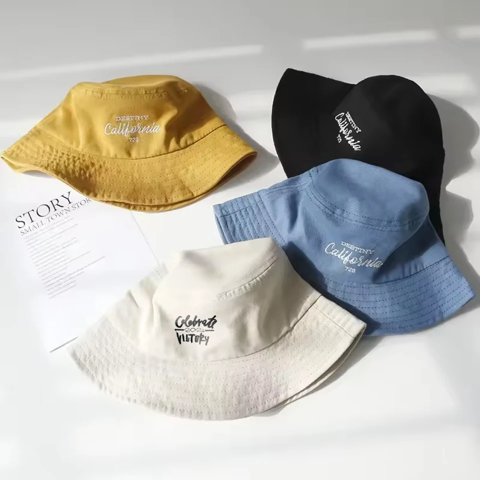 Baby Bucket Hats Children Cool Cap For Girl Boys Korea Panama Fishing Hat Beanie Sun Protection Photography Baby Accessories