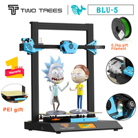 Twotrees Blu-5 Bluer Plus 3D Printer DIY PEI Magnetic TMC2209 Upgrade 3D Touch 4.3inch Screen Resume Power Failure Dual Z Axis