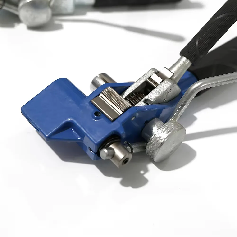 Stainless Steel Cable Tie Reel Fastener Packing Machine OEM Crimping Fastener Pliers Hose Clamp Tightening Machine Metric System