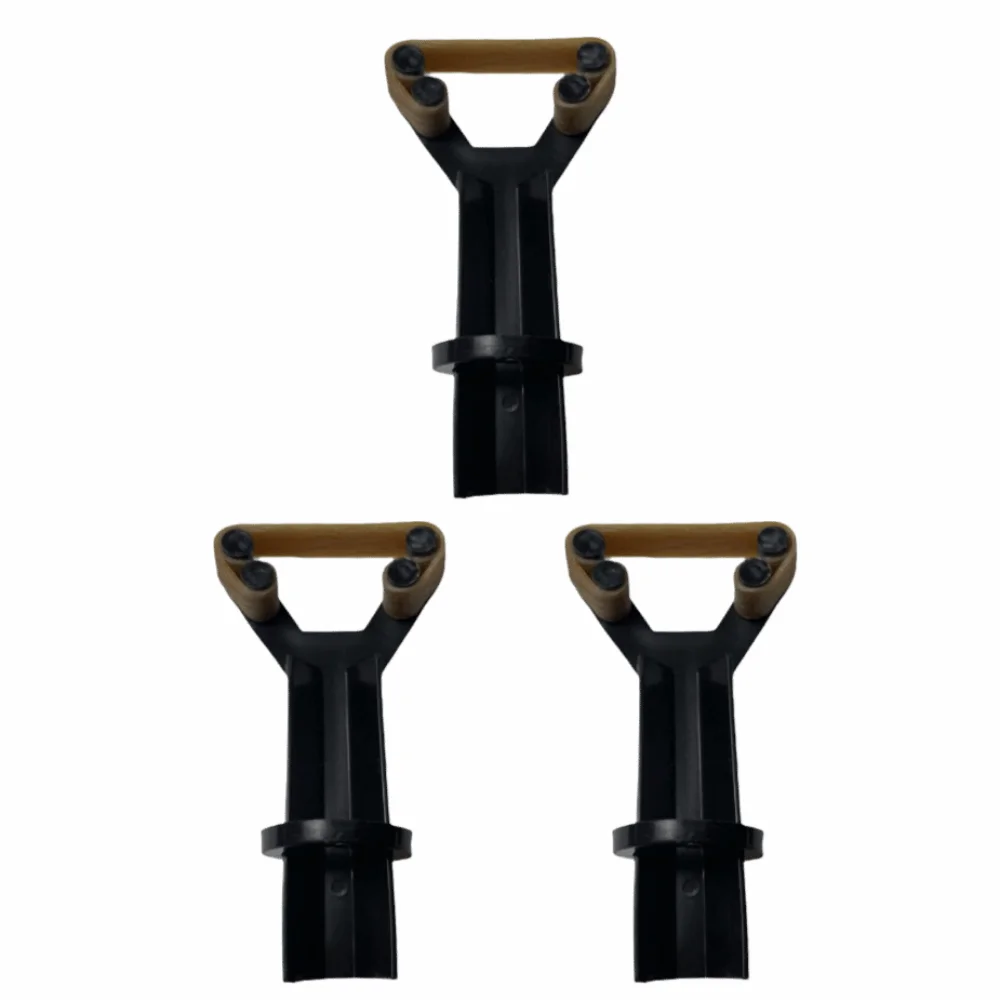 3PCS 3 Piece Set Cue Tip Clamp Cushioned Contact Pads Long Handle Grip Cue Tip Presser Compact Size Elastic Band