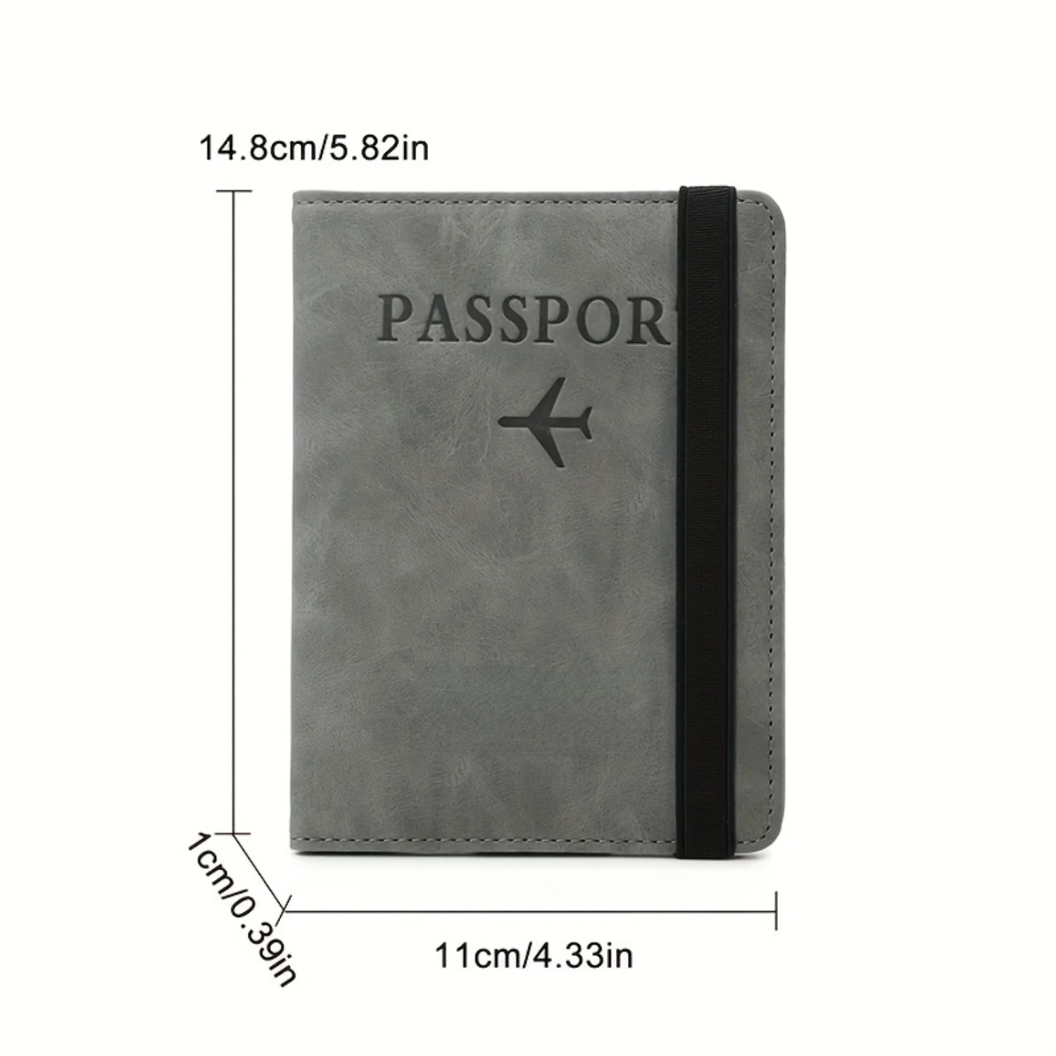 Multi Functional RFID Anti-theft Travel Passport Wallet with Card Holder, Ticket and Document Organizer