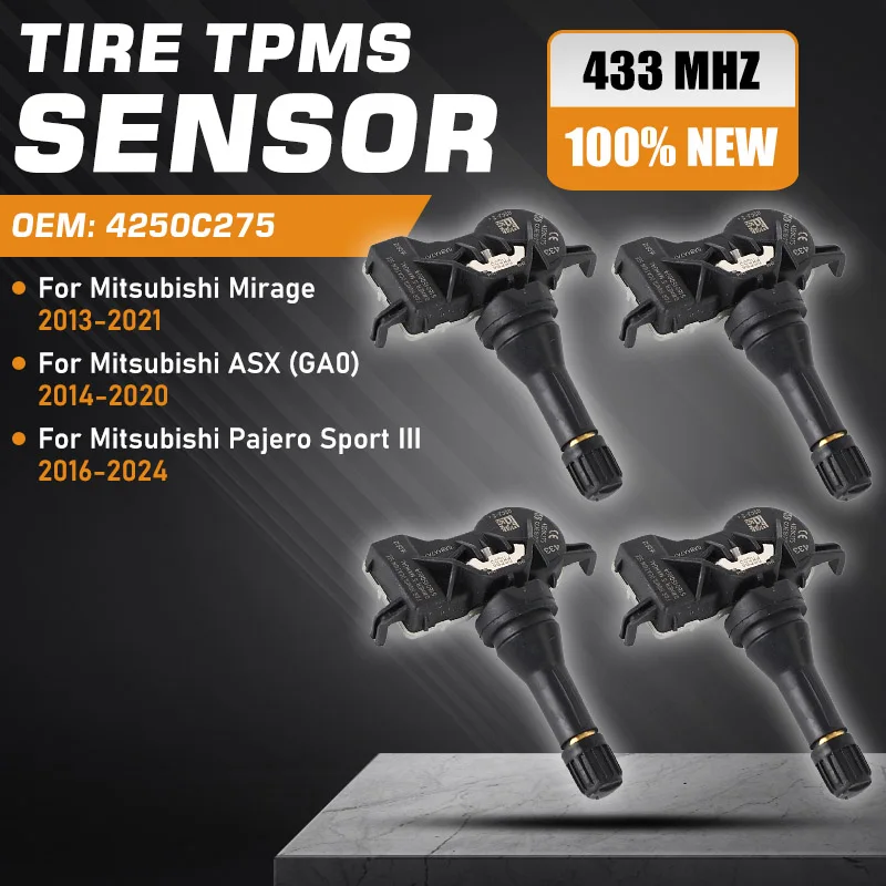 

TPMS For Mitsubishi Pajero Sport III 2016-2024 Mitsubishi ASX 2014-2020 Mitsubishi Mirage 2013-2021 Tire Pressure Monitor Sensor