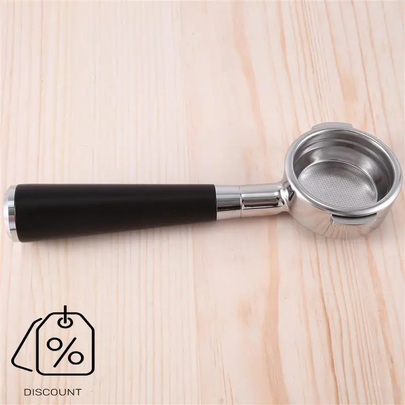 A83G-58 мм держатель фильтра для кофемашины с двойным ухом E61 бездонный портафильтр с деревянной ручкой аксессуары для кофемашины стиль