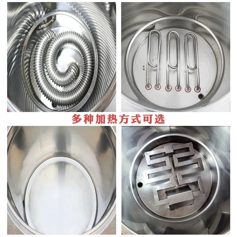 insulation commercial gas spicy pot electric heating double bottom pan porridge bucket boiling water.