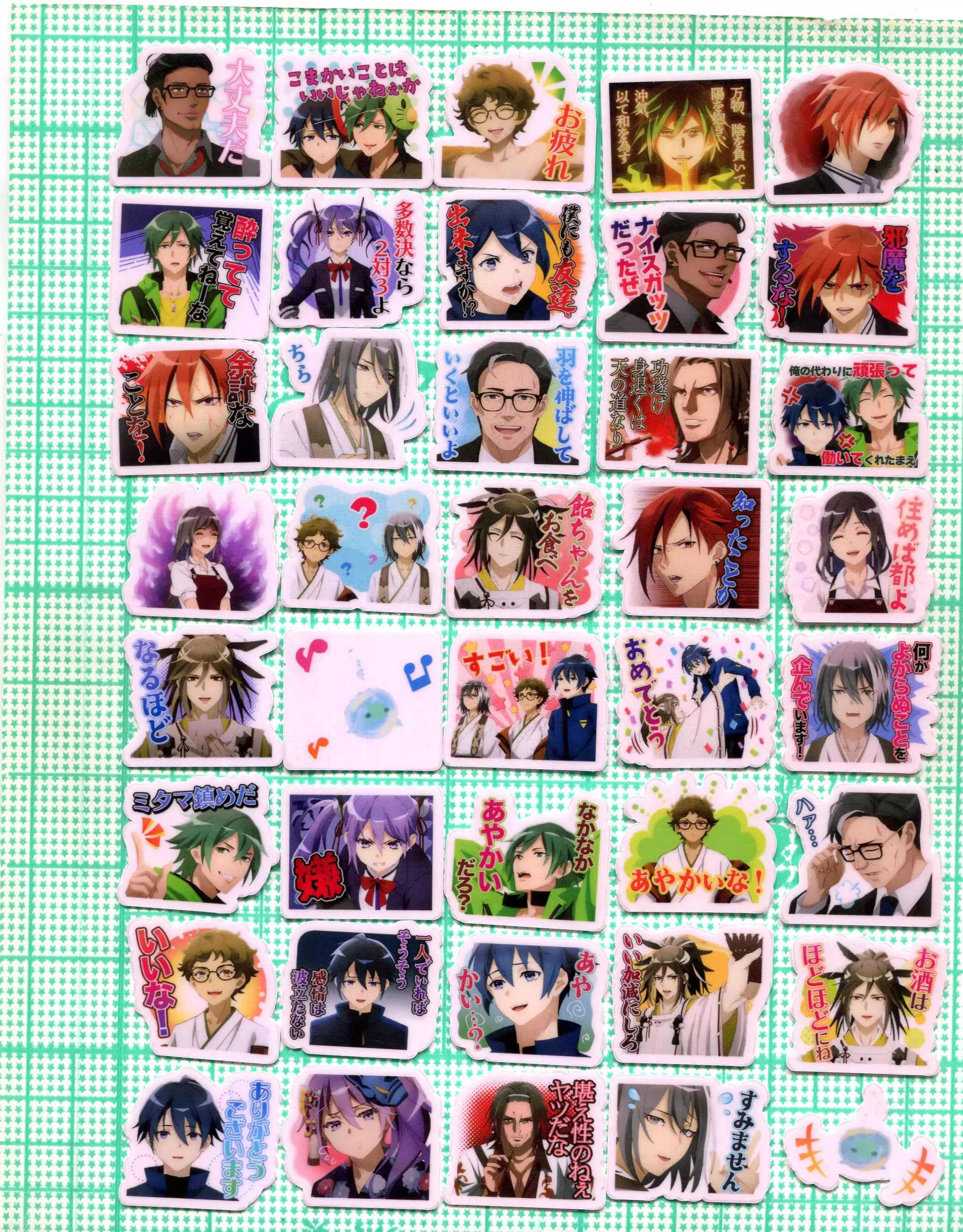 40pcs/pack AYAKA 2-3cm waterproof sticker