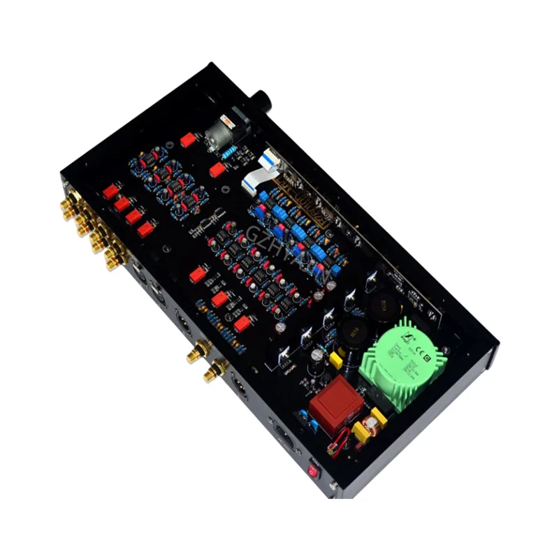 Versi terbaru upgrade klasik MBL6010 line preamplifier keseimbangan penuh versi pengendali jarak jauh Clone MBL6010D JRC5534 JRC5532