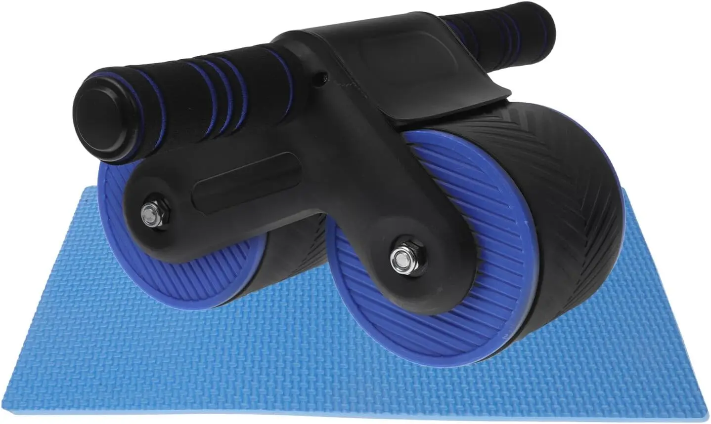 PRETYZOOM Automatic Rebound Ab Roller Wheel with Knee Pad and Phone Holder for Home Fitness Core Strength Training Abdominal Exe