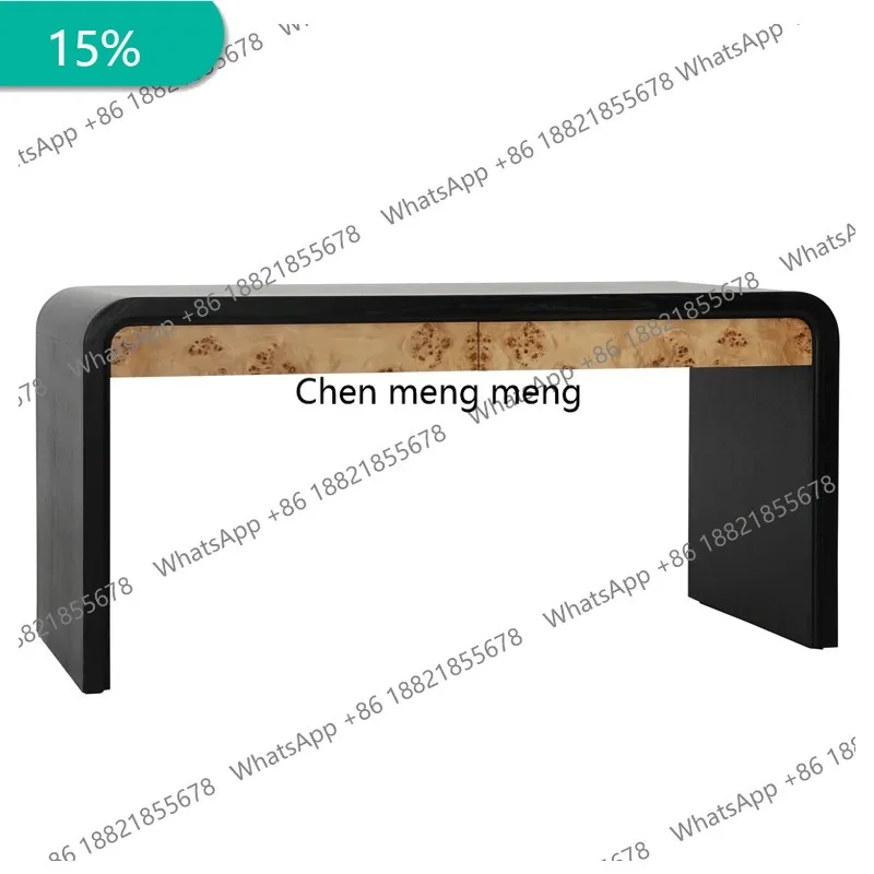 M178 Retro tree tumor dining side cabinet multifunctional wall simple entrance decorative cabinet TV cabinet