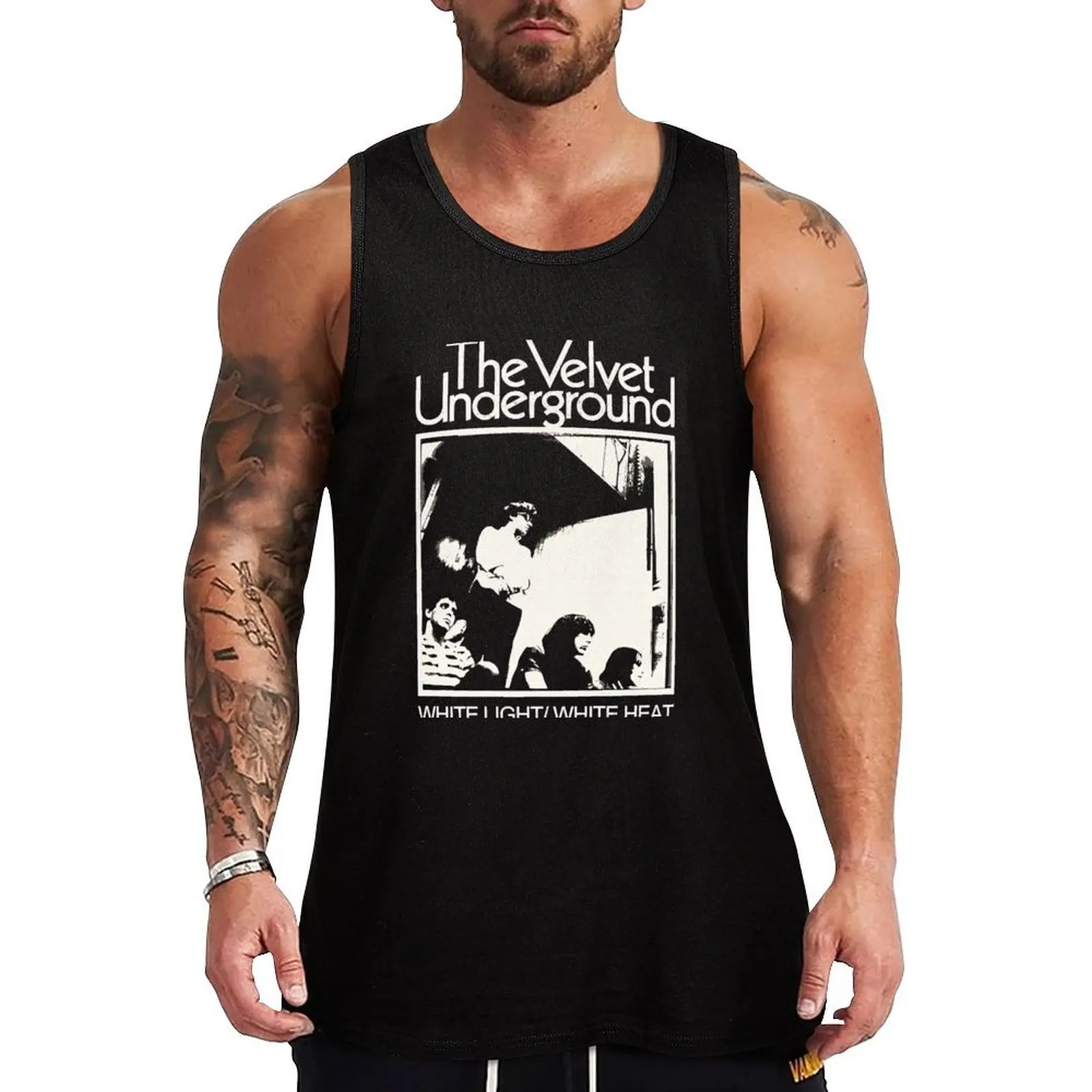 The Velvet Underground band Tank Top Basic Cotton Blend Tank Top Casual Sleeveless Shirt