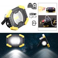 Portable USB Rechargeable COB LED Flashlight IP65 Waterproof Tent Lights Camping Lantern Fishing Light Outdoor Work Lighting