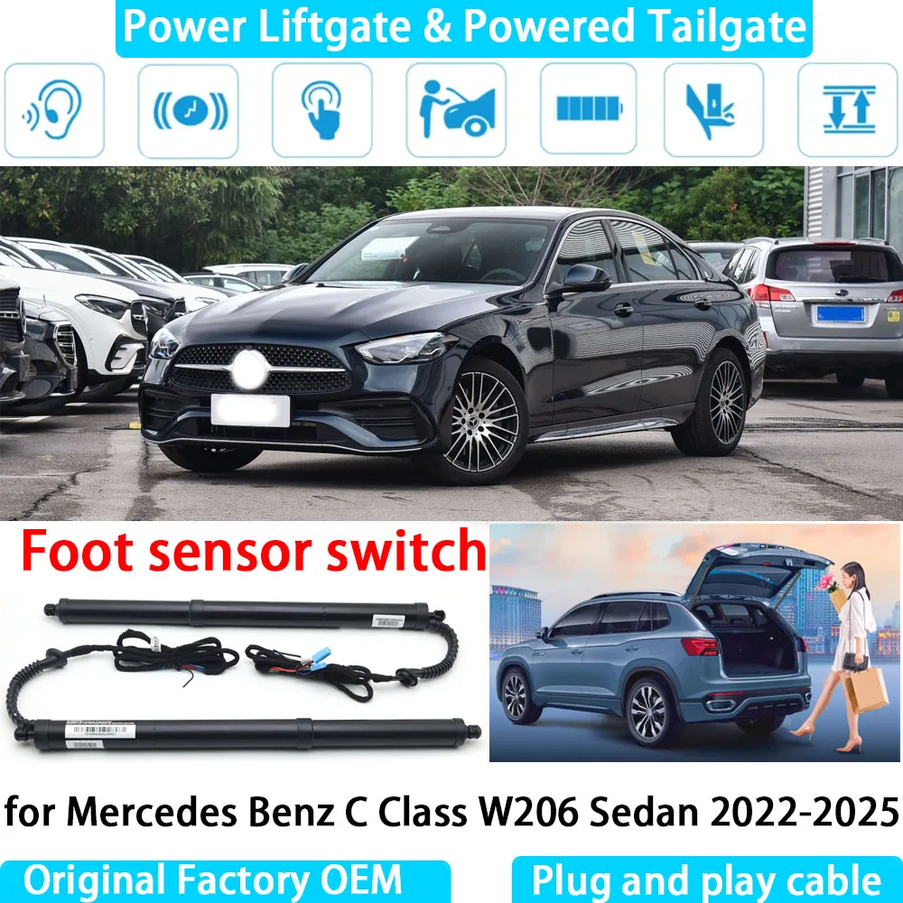 

for Mercedes Benz C Class W206 Sedan 2022-2025 Automatic Electric Power Liftgate Powered Tailgate Strut Tail Gate Lift System