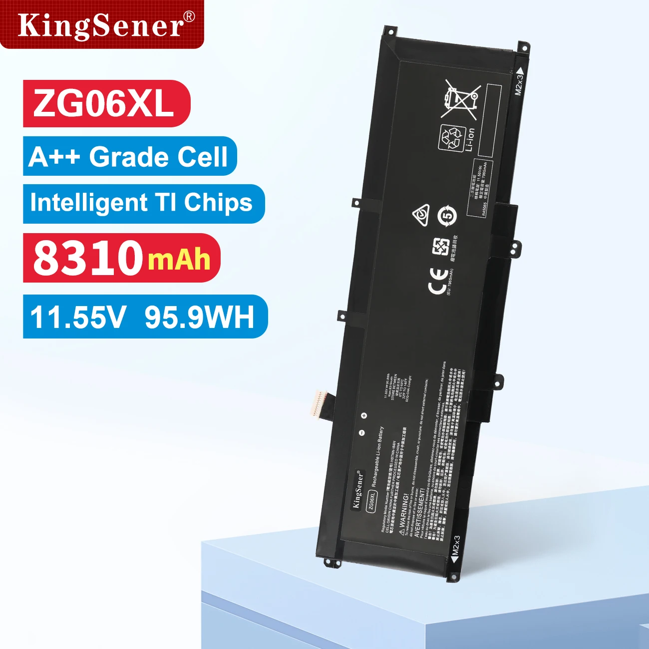 

KingSener ZG06XL Battery For HP Elitebook 1050 G1 Series For ZBook Studio X360 G5 Series HSTNN-IB8H HSN-Q11C L07046-855 8310mAh